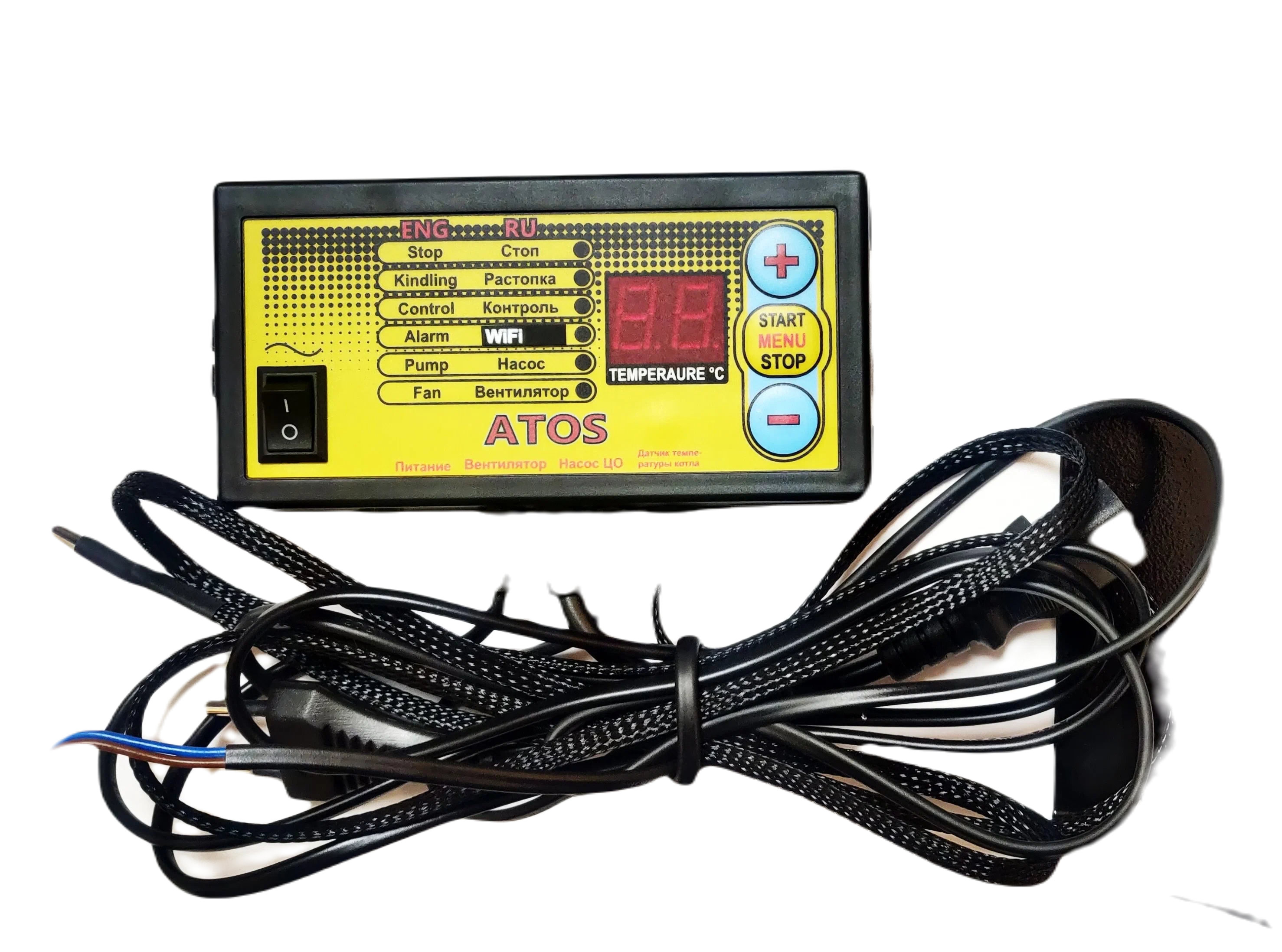 ATOS, wi-fi контроллер для твердотопливных котлов